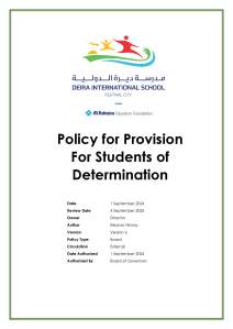 250905 Policy for Provision for Students of Determination_Page_01